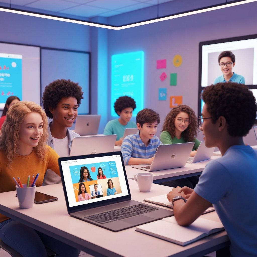 Online learning classroom